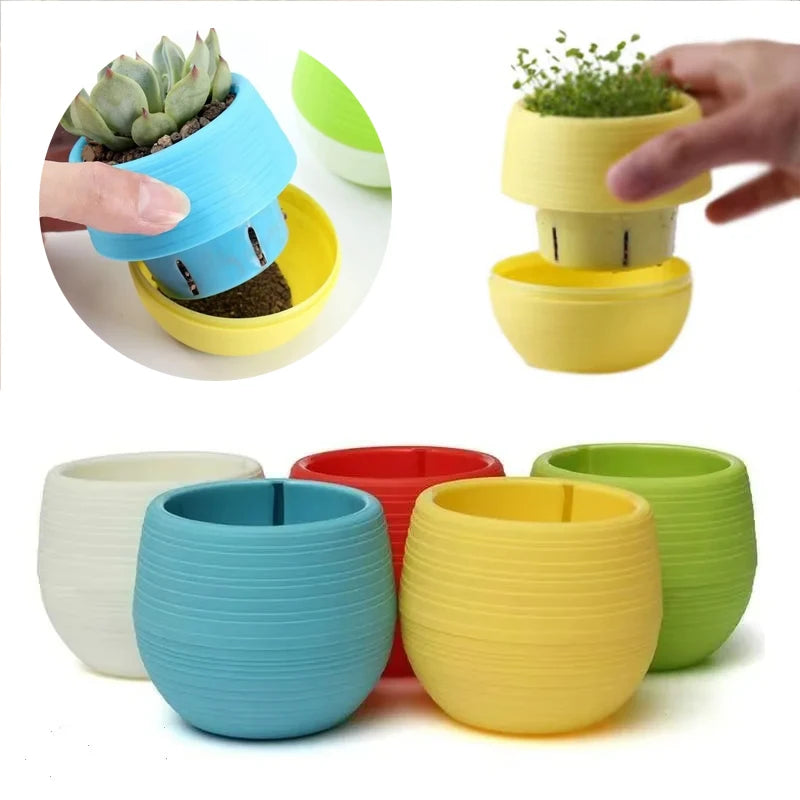 Succulent Plants Flower Pot Flower Pots Mini Desk Plants Succulents Pot Home Garden Decoration Nursery Pots Home Decor TMZ