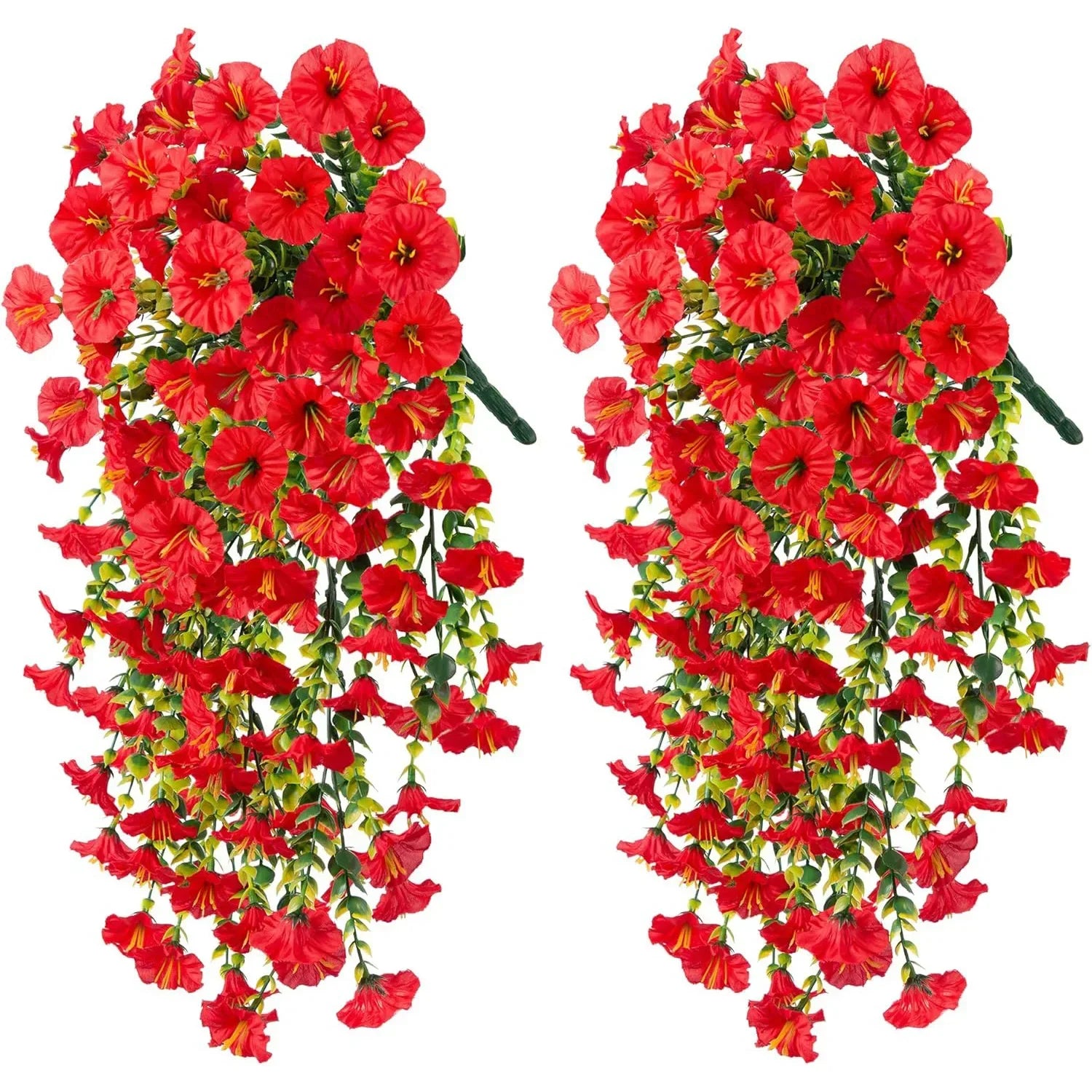 Artificial Flower New Artificial Hanging Flowers and Plants Easter Decoration 2025 UV-resistant and Realistic Room Decor Wedding