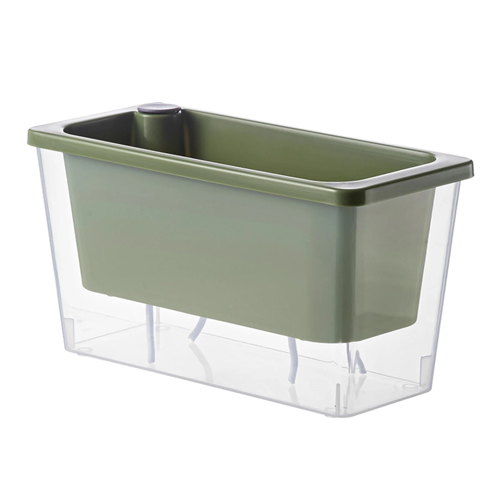 Self Watering Planter Flowerpot Indoor Succulent Hydroponic Plants Window Planter Box Bottom Watering Pots Indoor Flower Pot