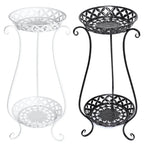 【Lifeideas】2 Tier Tall Vintage Metal Plant Stand