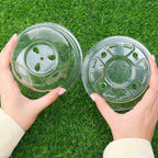 5Pcs Seedling Nursery Pots Transparent Pastic Flower Plant Seed Stater Cup with Cover Garden Mini Flowerpot Humidity Dome