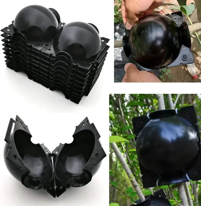 Plant Rooting Ball Propagation Root Box Reusable Plant Root Breeding Ball Garden Cuttings Grafting High Pressure Propagation Pot