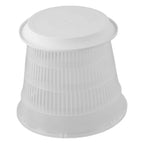 5pcs Clear Nursery Pots Garden Planting Pot Orchid Pot With Saucers Plastic Breathable Pot With Tray Repotting Pot With Holes