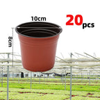 4 Size Plant Pot Garden Nursery Seed Starting Flowerpots Lightweight Succulent Seedling Tray Flower Vegetable Container Box