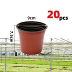 4 Size Plant Pot Garden Nursery Seed Starting Flowerpots Lightweight Succulent Seedling Tray Flower Vegetable Container Box